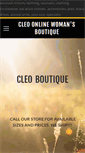 Mobile Screenshot of cleoboutiqueltd.com
